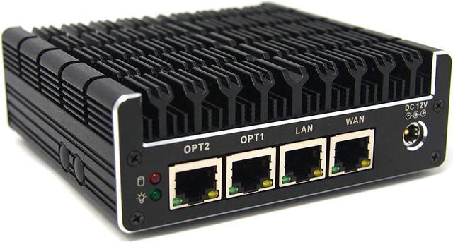 Protectli Vault FW4B - 4 Port, Firewall Micro Appliance/Mini PC - Intel  Quad Core, AES-NI, 8GB RAM, 120GB mSATA SSD