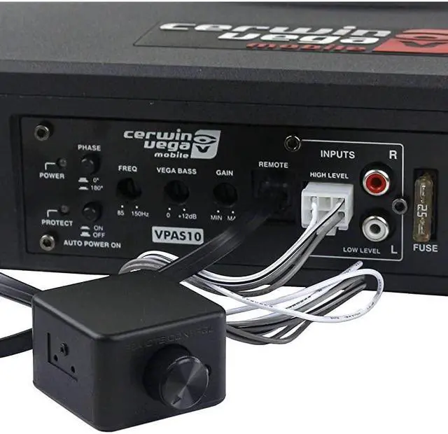Alt view image 3 of 3 - VPAS10 10quot 2O 550W Max 200W RMS Powered Active Subwoofer Enclosure + Bass Knob