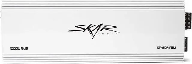 Alt view image 2 of 6 - Skar Audio RP-150.4ABM 1,000 Watt Full-Range Class A/B 4-Channel Marine Amplifier