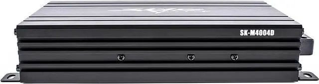 Alt view image 2 of 6 - Skar Audio SK-M4004D Compact Full-Range Class D 4 Channel Car Amplifier, 400W