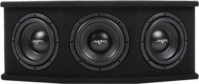 Alt view image 2 of 5 - Skar Audio SDR-3X8D2 2,100 Watt Loaded SDR Series Vented Subwoofer Enclosure, Triple 8" D2 Loaded Enclosure