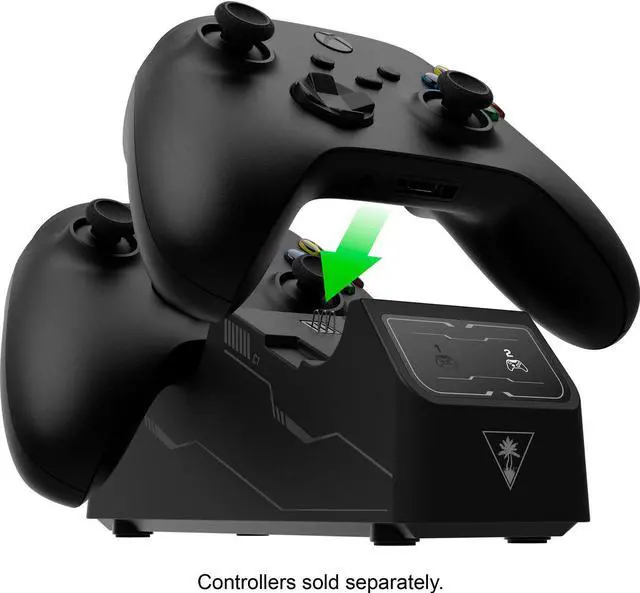 Alt view image 5 of 6 - Turtle Beach Fuel Dual Controller Charging Station & Headset Stand for Xbox