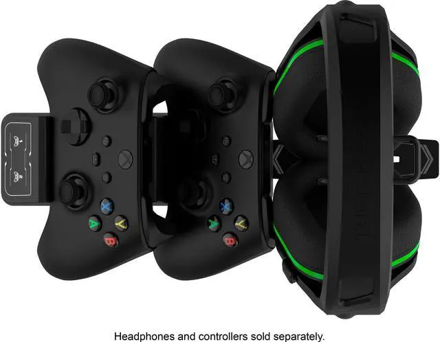 Alt view image 3 of 6 - Turtle Beach Fuel Dual Controller Charging Station & Headset Stand for Xbox
