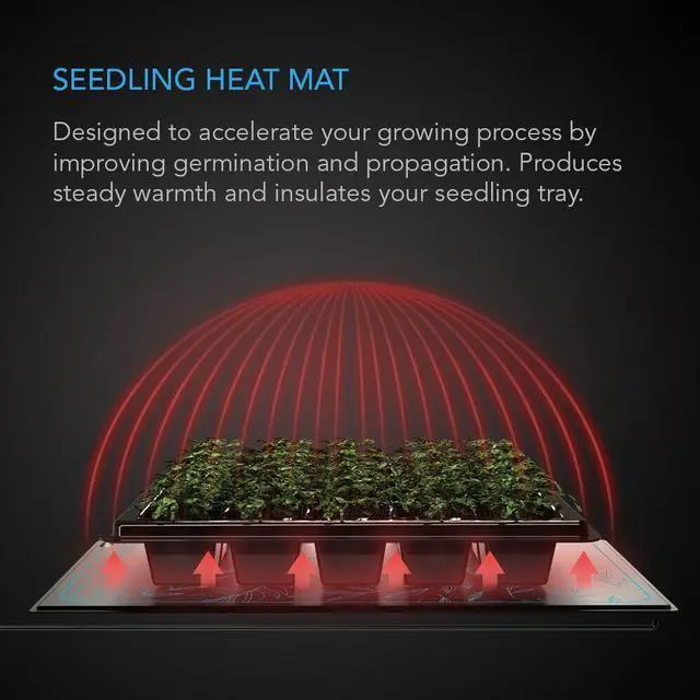 Alt view image 2 of 7 - SUNCORE S3, Waterproof Seedling Heat Mat with Heating Controller 10" x 20.75"
