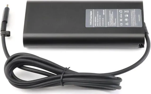 Alt view image 3 of 7 - NEW 130W USB-C Charger For Dell Precision 5530 2in1 Latitude 7410 XPS 15 9500