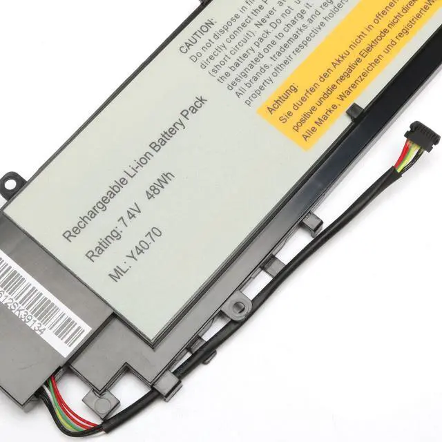 Alt view image 5 of 6 - NEW L13L4P01 Battery For Lenovo Y40-70AT-IFI Y40-70AM Y40-70AS Y40-80F 48WH US