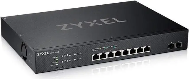 Main image of ZYXEL 10-Port Multi-Gigabit Ethernet Smart Switch (XS1930-10) - Managed, 2X 10G Ethernet, 2X 10G SFP+, Optional Nebula Cloud Management, Rackmount, Limited Lifetime Protection