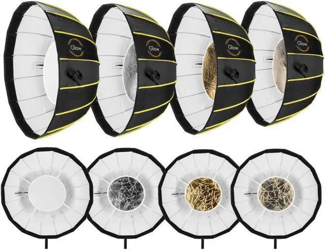 Alt view image 7 of 7 - Glow EZ Lock Parabolic Softbox For XPLOR 300 / 400 Direct Mount (25.5" - White)