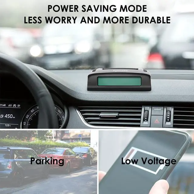 Alt view image 5 of 7 - Tire Pressure Monitoring System - M7-3 TPMS Tire Pressure Monitor System with Solar Charger, TPMS w/ 5 Alarm Modes, LCD Display, Auto Sleep Mode, 4 TPMS Sensors, Easy to Install (0-87 PSI)