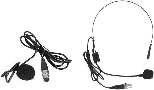 Alt view image 3 of 7 - Wireless Microphone System 8 Channel UHF Pro Audio 4 Handheld 4 Headset Lavalier