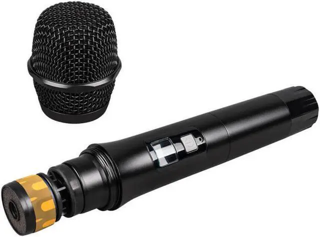 Alt view image 4 of 7 - Wireless Microphone System 8 Channel UHF Pro Audio 4 Handheld 4 Headset Lavalier