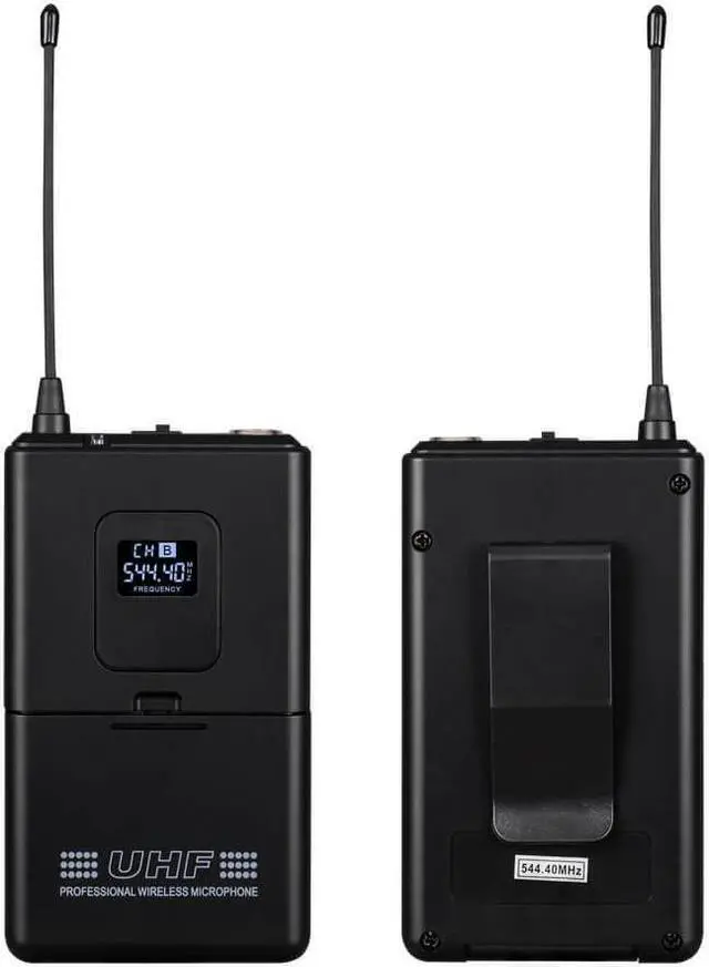 Alt view image 5 of 7 - Wireless Microphone System 8 Channel UHF Pro Audio 4 Handheld 4 Headset Lavalier