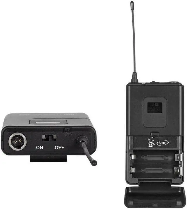 Alt view image 7 of 7 - Wireless Microphone System 8 Channel UHF Pro Audio 4 Handheld 4 Headset Lavalier