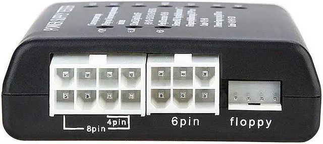 Alt view image 3 of 6 - PC Computer 20/24 Pin Power Supply Tester With PSU ATX SATA HDD Connectors