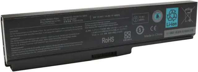 Alt view image 4 of 6 - PA3817U-1BRS Laptop Battery for Toshiba Satellite L745 L750 L755 L755D A660 C655