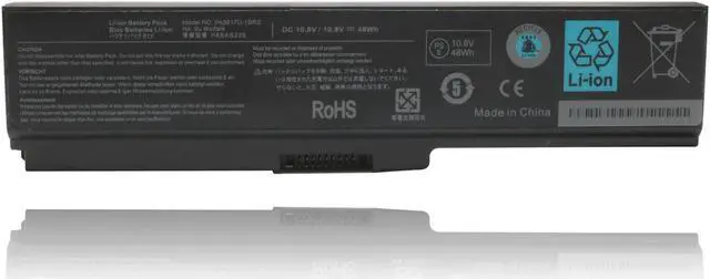 Alt view image 3 of 6 - PA3817U-1BRS Laptop Battery for Toshiba Satellite L745 L750 L755 L755D A660 C655