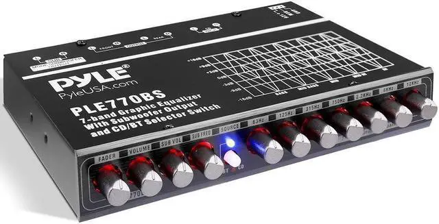 Main image of 7 Bands Graphic Equalizer with SUB Volume Adjustable for Subwoofer Channel