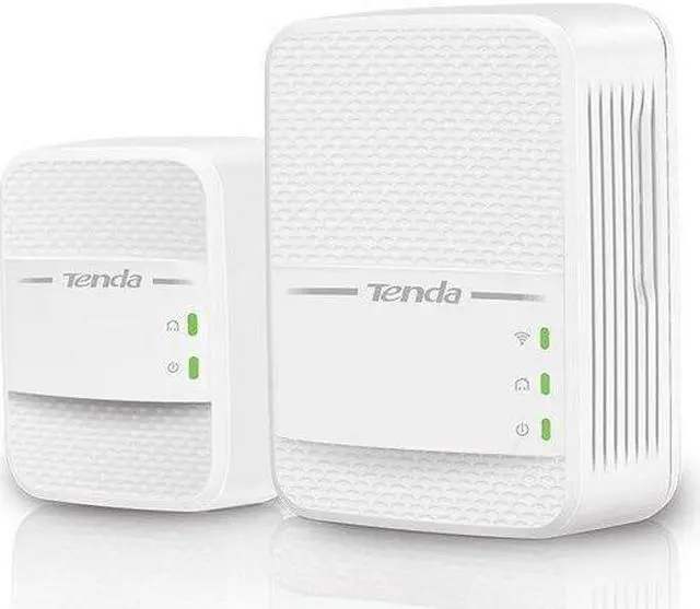 Alt view image 2 of 5 - Tenda PH10 AV1000 WiFi Powerline Extender Adapter Kit with Gigabit Ethernet Port