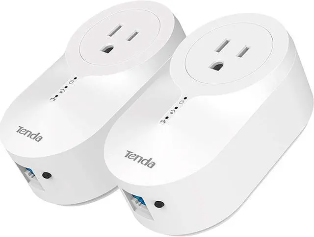 Main image of Tenda PH6 AV1000 Gigabit Passthrough Powerline Adapter Kit Integrated Power Sock