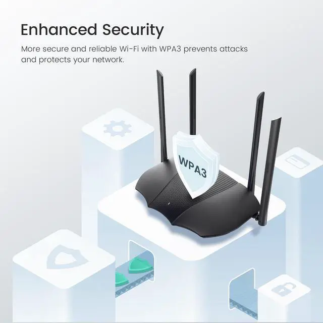 Alt view image 7 of 7 - Tenda RX9 Pro AX3000 WiFi 6 Smart Wireless Router Dual-Band up to 3.0 Gbps Speed