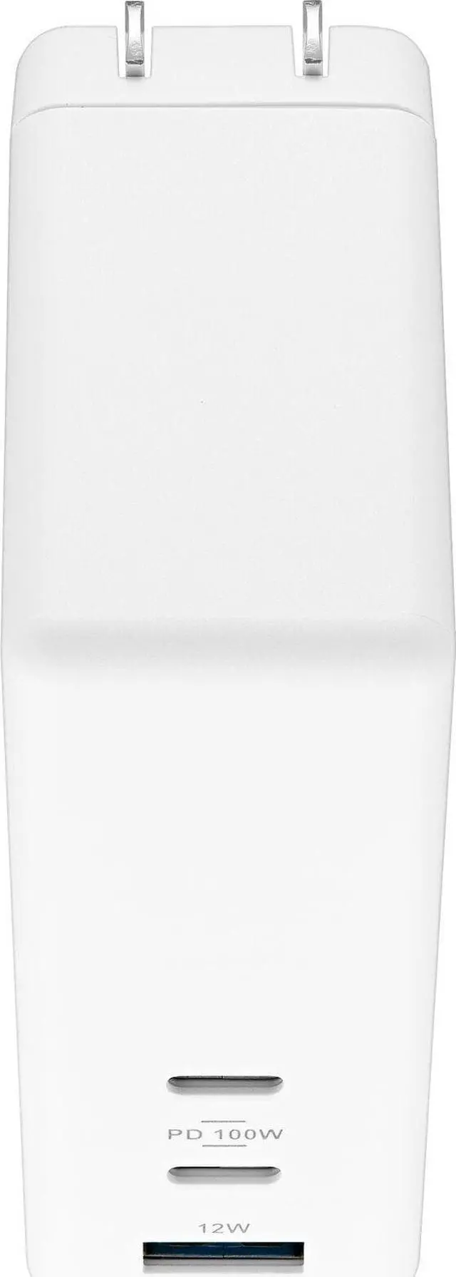 Alt view image 2 of 5 - INSIGNIA- 112W FOLDABLE WALL CHARGER WITH 2 USB-C AND 1 USB PORT FOR LAPTOPS, SMARTPHONE, TABLET, AND MORE - WHITE