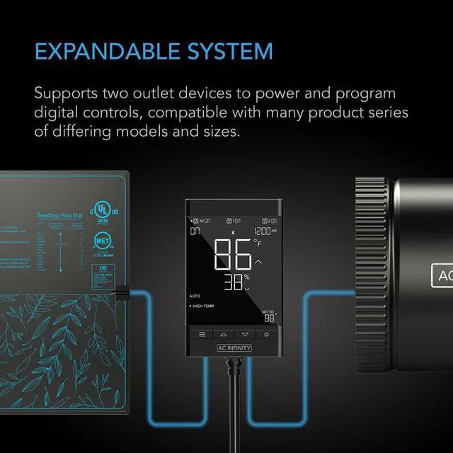 Alt view image 5 of 7 - CONTROLLER 79, Smart Outlet Controller, Temperature, Humidity, Schedule Programs
