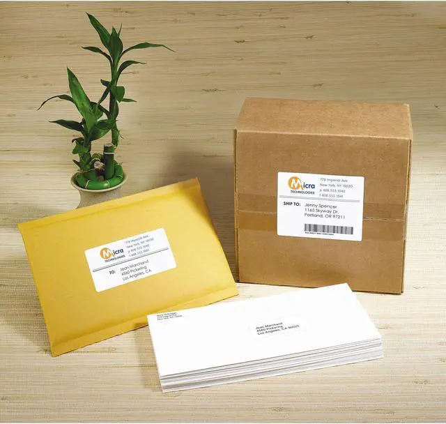 Alt view image 5 of 6 - Labels, Shipping, 2"x4", 1000/BX, White