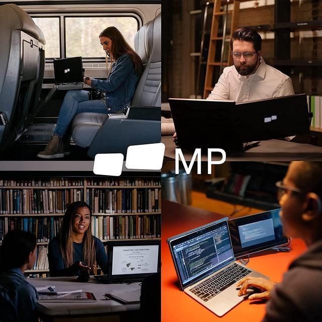 Alt view image 4 of 7 - Portable Monitor for Laptops - Mobile Pixels 12.5'' Trio Screen Extender for 13''-14'' laptops,1080P Full HD IPS Screen,USB A/Type-C Plug and Play,Windows/Android/Mac Compatible (One Trio Monitor)