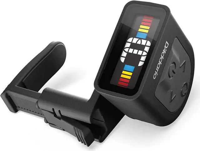 Alt view image 3 of 6 - D'Addario Guitar Tuner - Micro Headstock Tuner - Tuner for Acoustic Guitar, Electric Guitar, Bass Guitar, Mandolin, Banjo, Ukelele - Compact & Discrete - Clip On - 1 Pack
