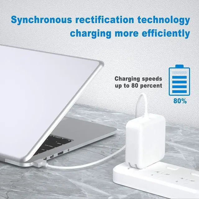 Alt view image 4 of 6 - 60W MagSafe 2 T-Tip Power Charger For MacBook Pro Retina (MD565LL/A) AC Adapter