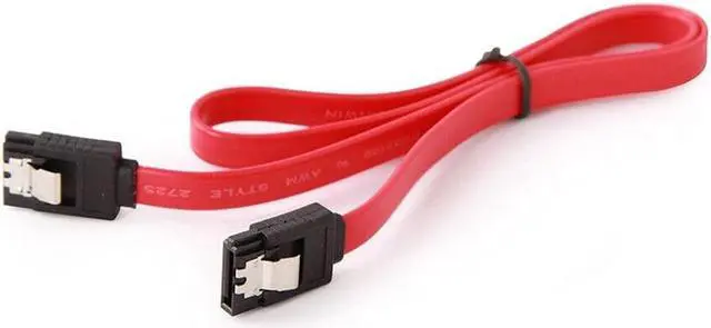 Alt view image 3 of 6 - 6x SATA Cable III 6Gbps Straight HDD SDD Data Cable with Locking Latch 15 in Red
