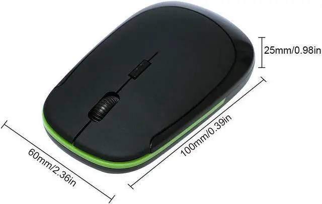 Alt view image 7 of 7 - 2.4GHz Wireless Cordless Optical Mouse Mice DPI + USB Receiver for PC Laptop MAC