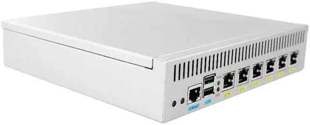 Alt view image 3 of 5 - D525 Firewall pc 6 gigabit LAN desktop mini computer support pFsense  4GB RAM & 32GB SSD
