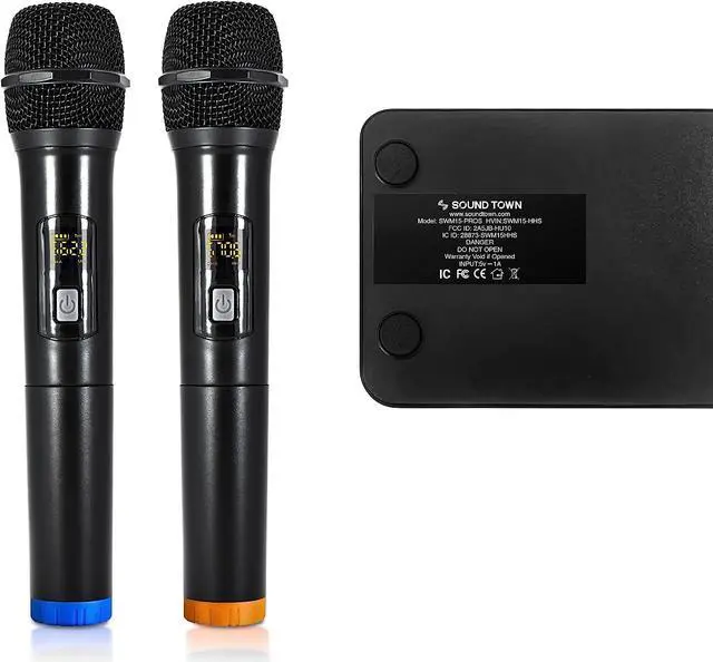 Alt view image 2 of 6 - Wireless Microphone Karaoke Mixer System with HDMI ARC Optical AUX Bluetooth Supports Smart TV Media Box Bar SWM15PRO