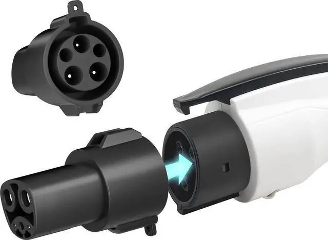 Alt view image 4 of 6 - J1772 to Tesla Electric Vehicle (EV) Charger Adapter for Tesla