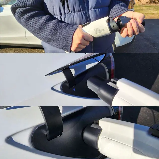 Alt view image 5 of 6 - J1772 to Tesla Electric Vehicle (EV) Charger Adapter for Tesla