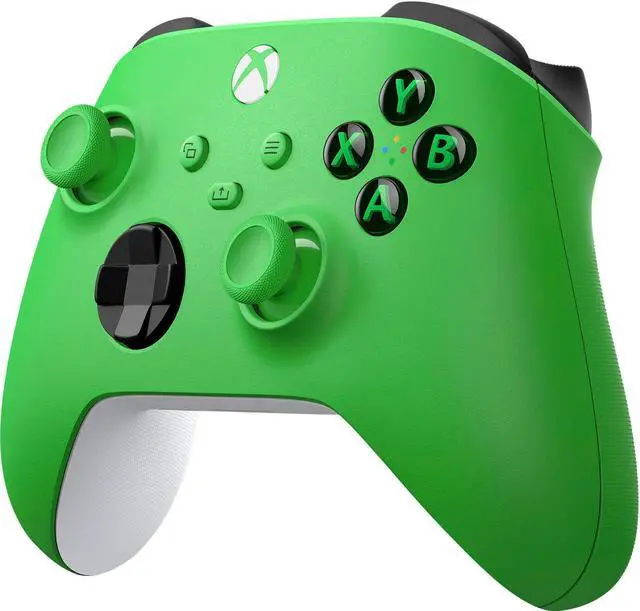 Alt view image 2 of 6 - Microsoft Xbox Wireless Controller For Xbox Series X, Xbox Series S, Xbox One, Windows Devices Velocity Green