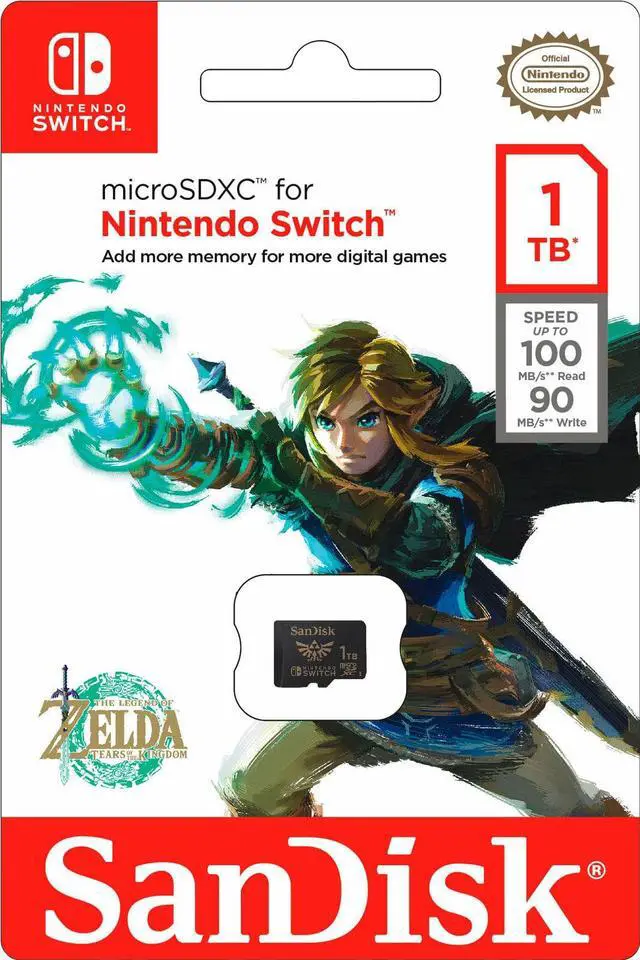 Alt view image 2 of 5 - SanDisk 1TB microSDXC UHS-I for Nintendo Switch