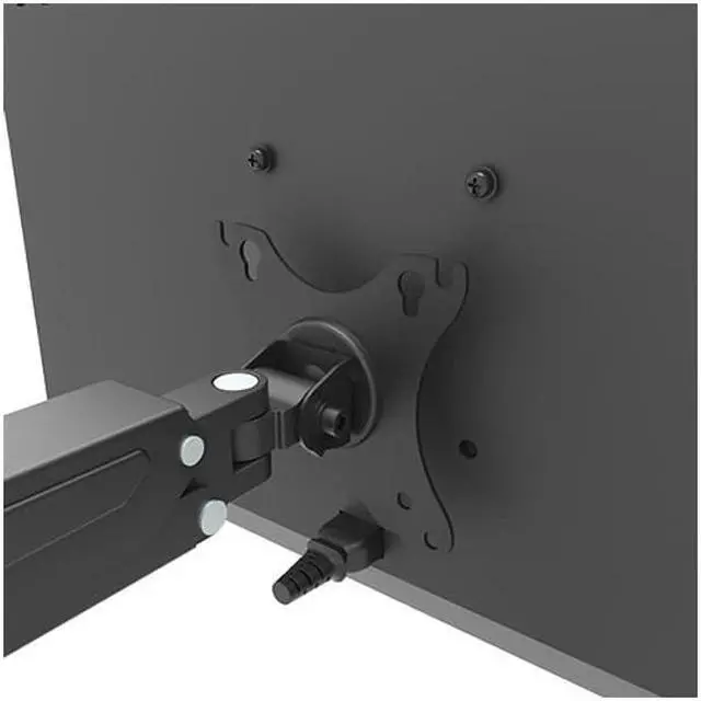 Alt view image 4 of 5 - DUAL ARM TV LCD MONITOR DESK MOUNT BRACKET ARTICULATING SWIVEL GAS SPRING