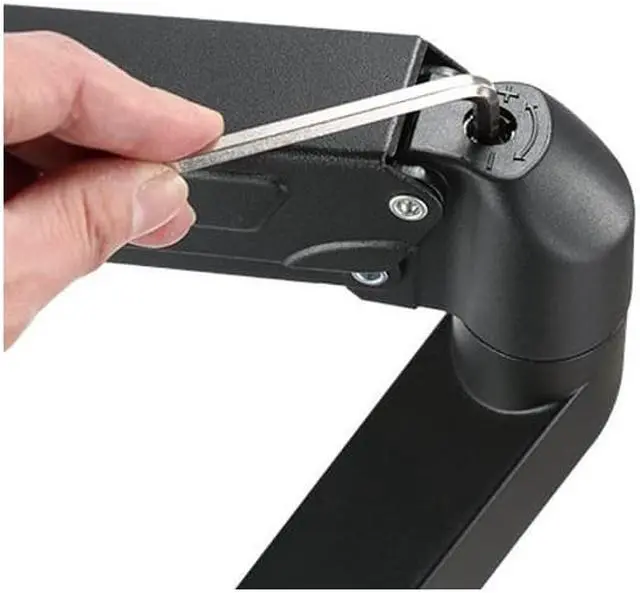 Alt view image 5 of 5 - DUAL ARM TV LCD MONITOR DESK MOUNT BRACKET ARTICULATING SWIVEL GAS SPRING