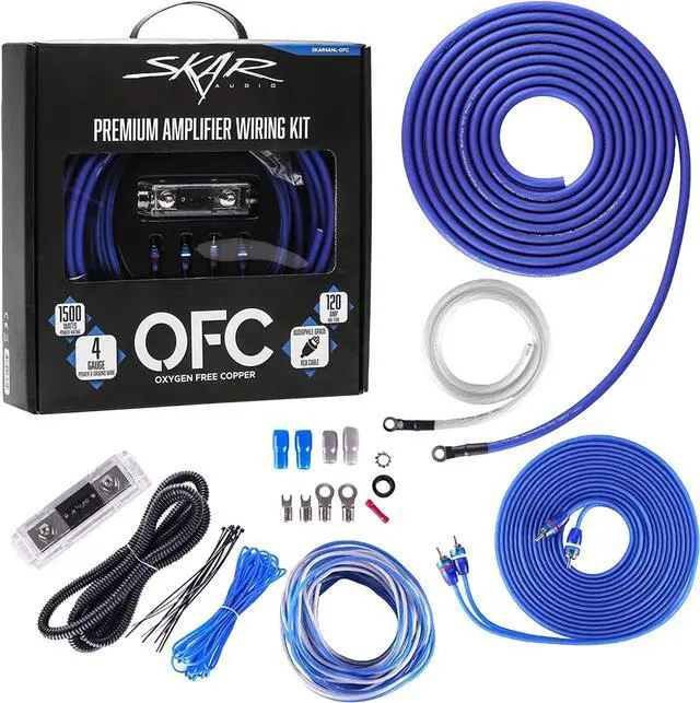 Main image of Skar Audio 4 Gauge OFC Complete Amplifier Installation Wiring Kit, SKAR4ANL-OFC