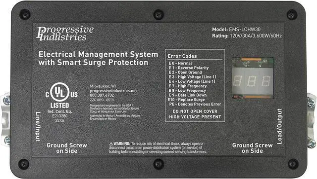 Alt view image 2 of 3 - Progressive Industries RV Surge Protector, Available in 30/50 Amp, Portable and Hardwired Options.
