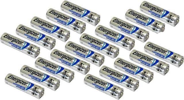 Main image of Energizer L91 AA Ultimate Lithium 1.5V Battery Bulk Pack, 80 Pack