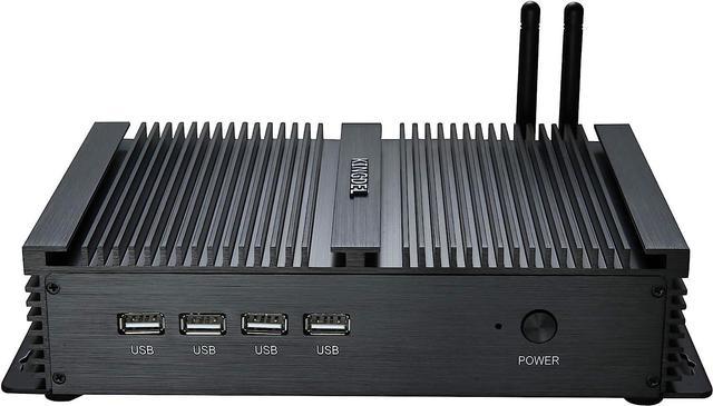 KINGDEL Powerful Mini PC, Fanless Industrial PC, Intel i5 Dual