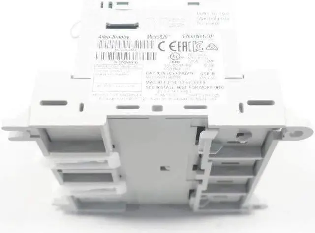 Alt view image 5 of 6 - ALLEN BRADLEY 2080-LC20-20QWB MICRO820 PROGRAMMABLE Controller SER B D665091 I/O ENET/IP