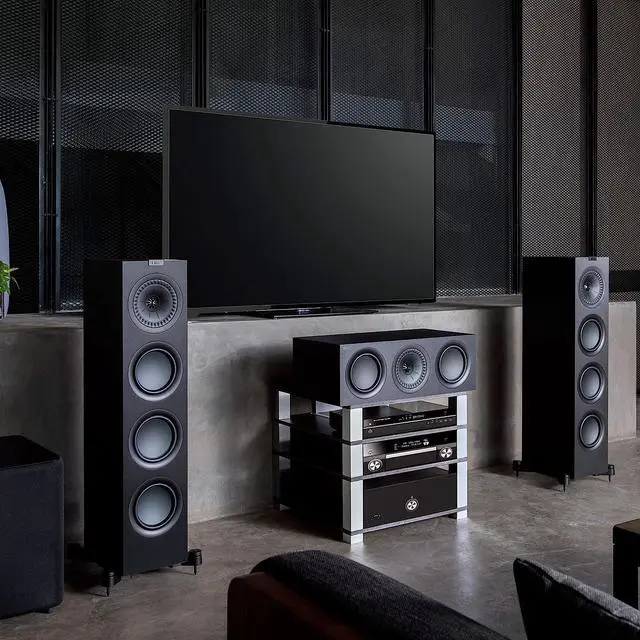 Alt view image 6 of 7 - KEF Q550 Floorstanding Speaker (Each, Black)