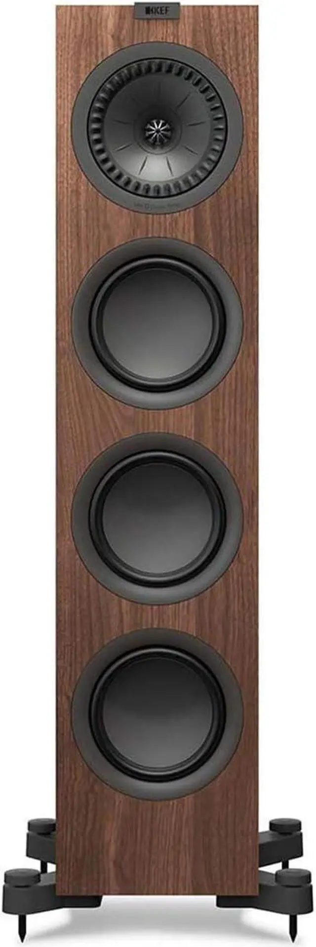 Alt view image 2 of 7 - KEF Q550 Floorstanding Speakers (Each, Walnut)