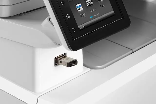 Alt view image 4 of 7 - HP Color LaserJet Pro M283fdw Wireless All-in-One Laser Printer, Remote Mobile Print, Scan & Copy, Duplex Printing, Works with Alexa (7KW75A), White