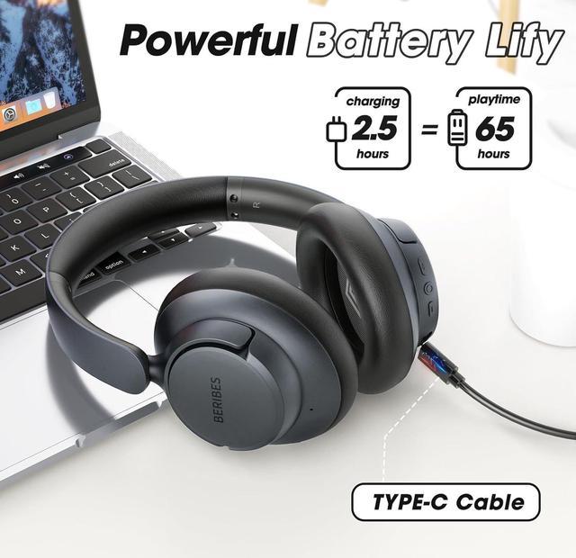 Upgraded Hybrid Active Noise Cancelling Headphones with