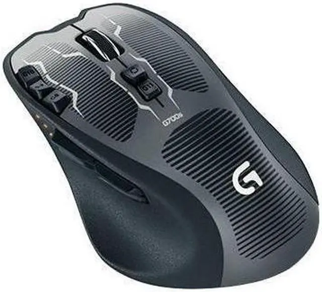 Alt view image 2 of 7 - Logitech G700s 910-003584 Black Wired / Wireless Laser Rechargeable Gaming Mouse